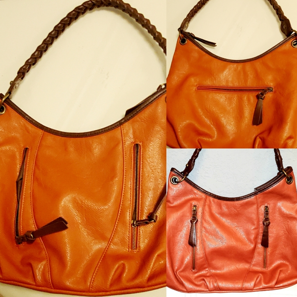 Womens Orange Tote Bag
